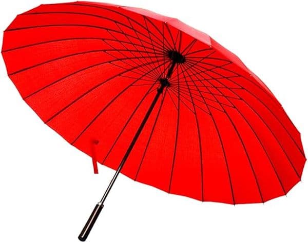 Meichoon Premium 24 Ribs Umbrella (Orange )